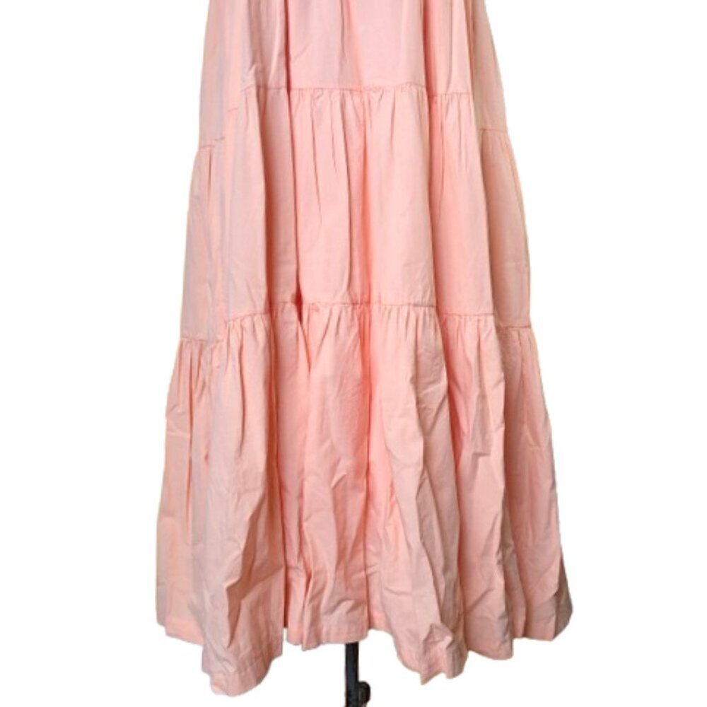 !!! host pick ARAMINTA JAMES Sunset Tiered cotton Dress in Peach L - Picture 7 of 13